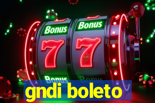 gndi boleto